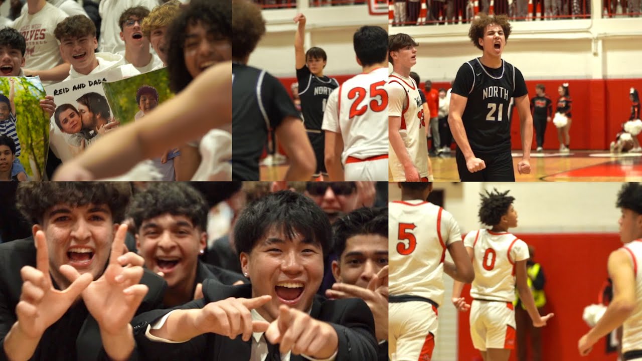 HIGH SCHOOL RIVALS BATTLE IT OUT INTO TRIPLE OT!! Niles North vs Niles West Varsity