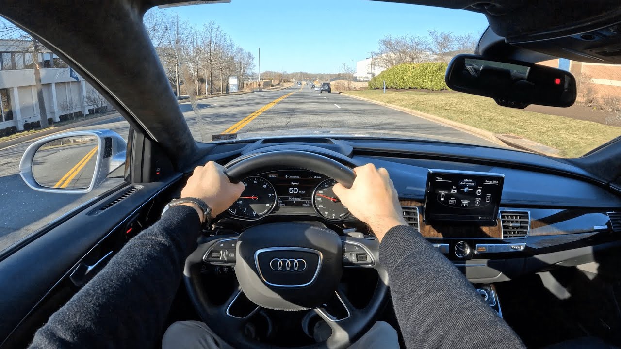 2017 Audi A8L 4.0T Quattro - POV Test Drive