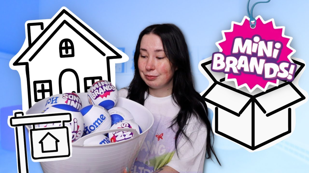 Opening an ENTIRE Case of Mini Brands Home (because im moving)