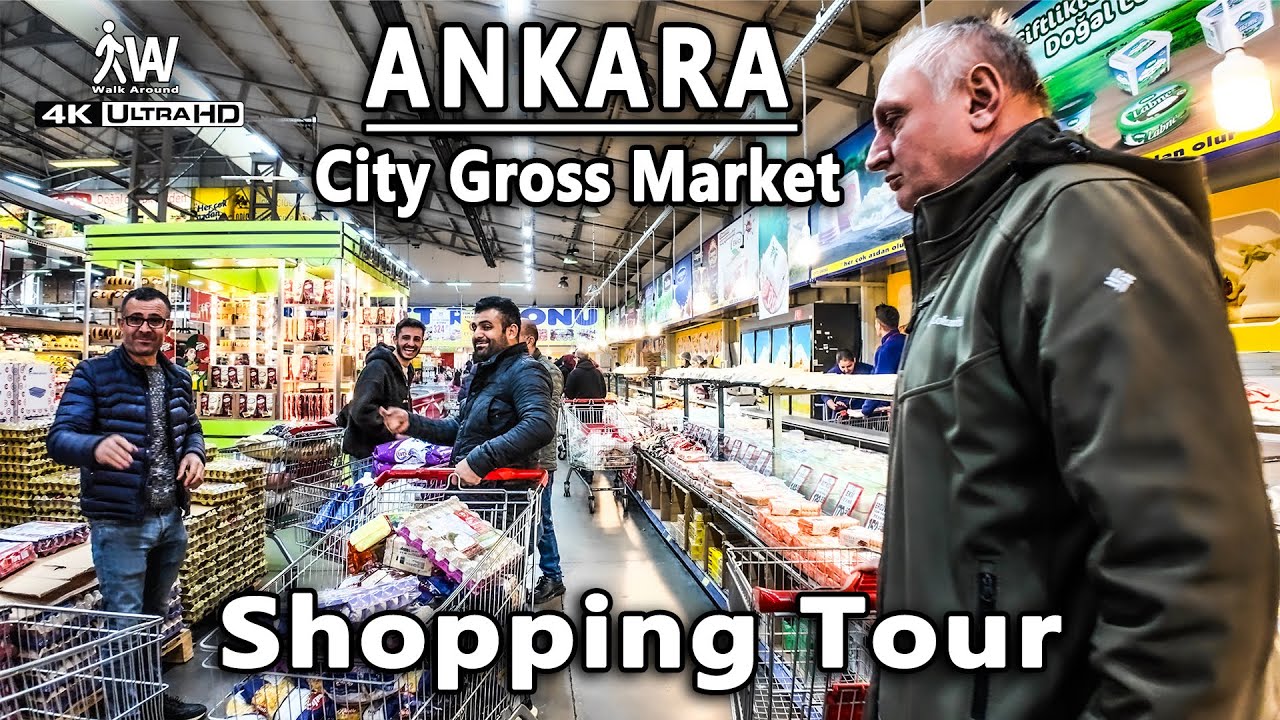 Ankara City Gross Market 4K Yürüyüş Turu | Exploring Vibrant Mall