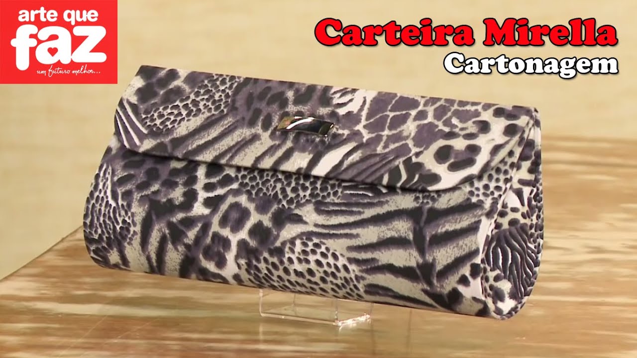 DIY - Carteira Mirella em Cartonagem (Catiane Gobbi)