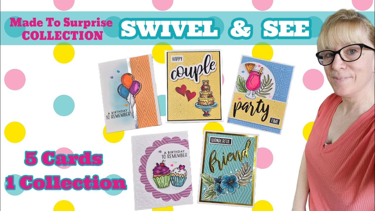 Lets make something together | 5 Cards | @MixedUpCraft #swivelandsee #madetosurprise #5cards1kit 