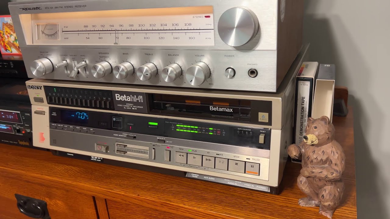 The First HiFi VCR - 1983 Sony Betamax Model SL-5200