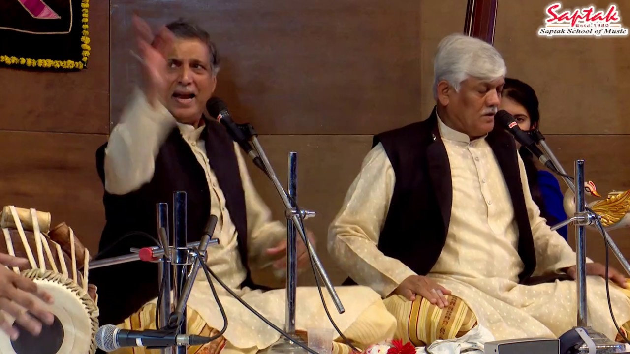 Pts. Gundecha Brothers & Pt. Rajshekhar Vyas - Dhrupad & Rudra Veena (Saptak Annual Festival 2019)