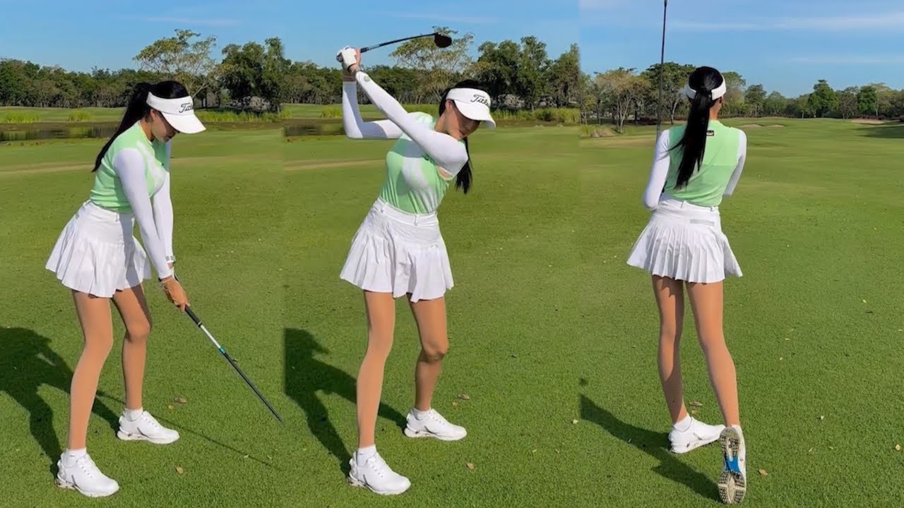 볼수록 그림같은 스윙! KLPGA 장원주 프로의 골프스윙!