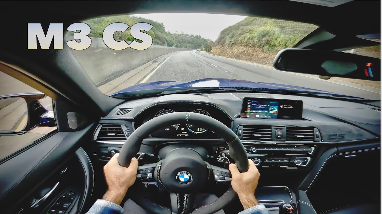 BMW M3 CS POV DRIVE | 4K | SAN MARINO BLUE | F80 M3 CS