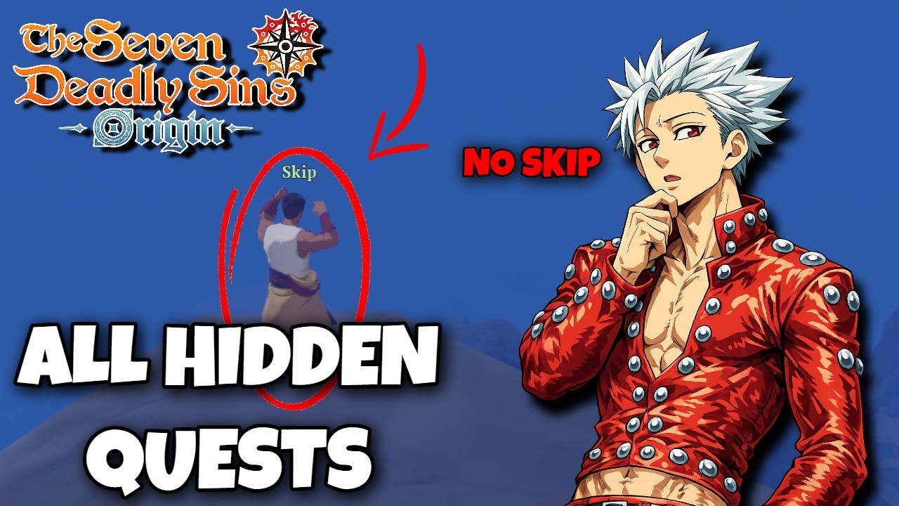 ВСЕ места скрытых квестов РАСКРЫТЫ! (Гайд без воды) | Seven Deadly Sins Origin