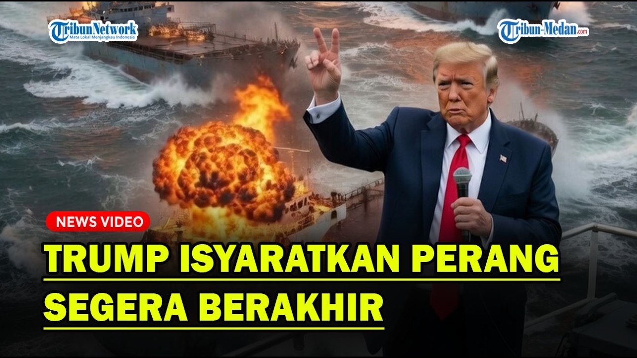 IRAN VS AS-ISRAEL, Trump Isyaratkan Perang Segera Berakhir❓