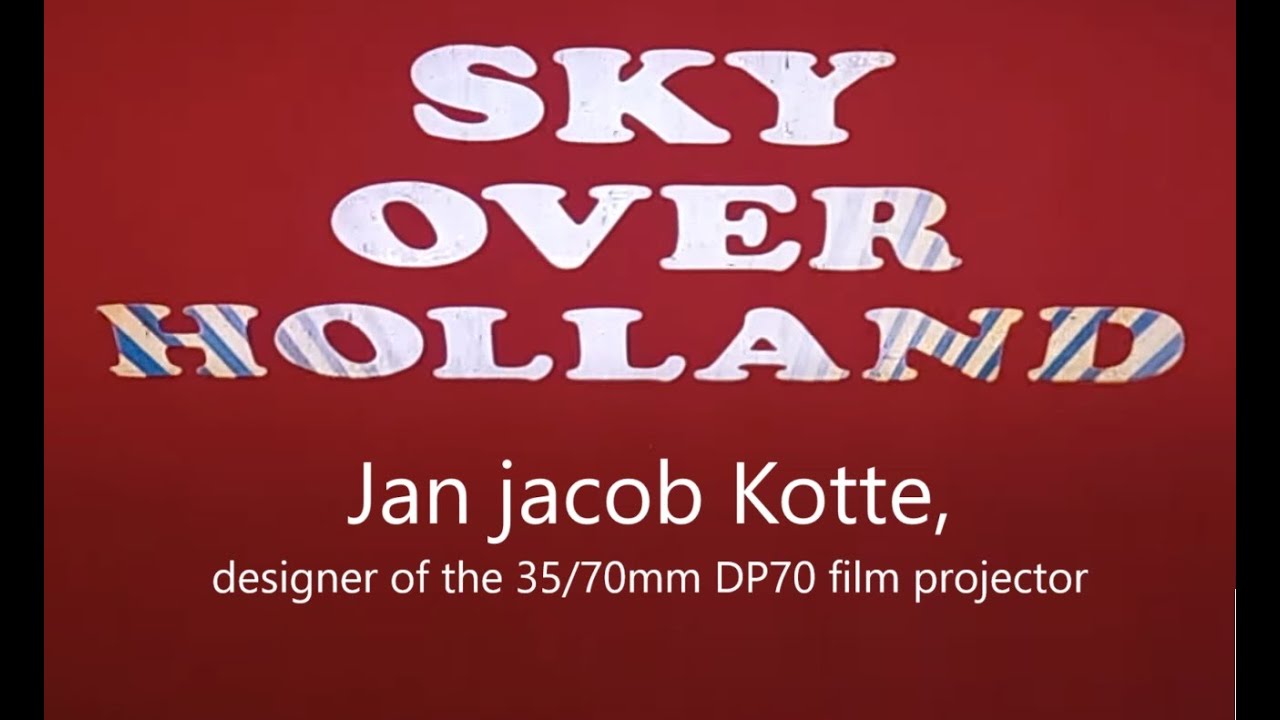 Jan Jacob Kotte, designer of the Philips or Norelco DP70 film projector.