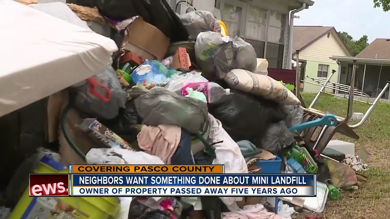 Neighbors say squatters are turning Pasco County home into a mini landfill