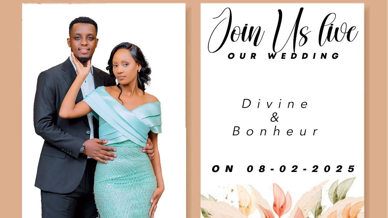 LIVE WEDDING CEREMONY OF DIVINE AND BONHEUR II ON 08/02/2025