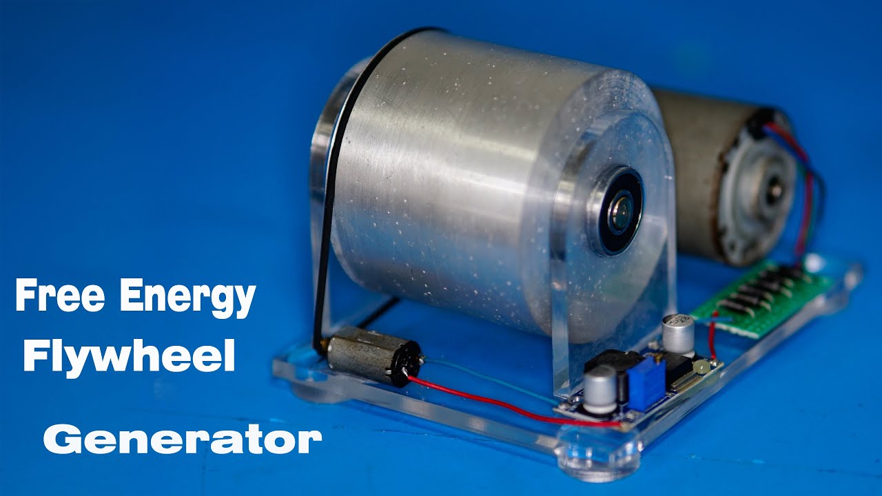 Free energy flywheel generator 100% work
