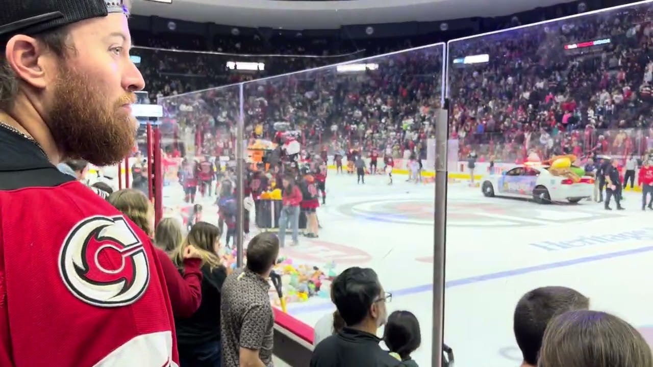 Cincinnati Cyclones Teddy Bear Toss Feb. 1, 2025
