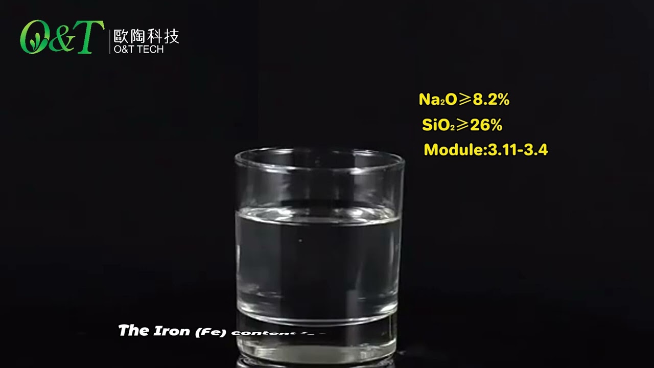 High-modulus sodium silicate solution