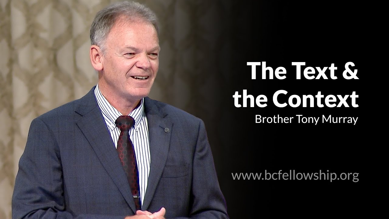 250611 - Tony Murray: The Text and the Context