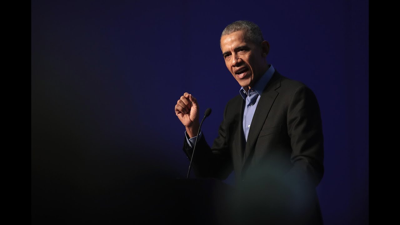 President Obama delivers the Nelson Mandela Lecture in South Africa
