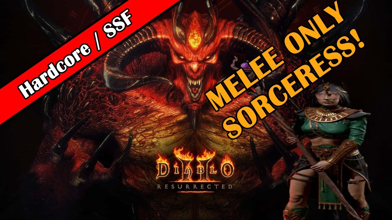 Can We Melee Through Act 1 As A Sorc? - Diablo 2 - Melee Only Ep 1 - HC / SSF Sorceress