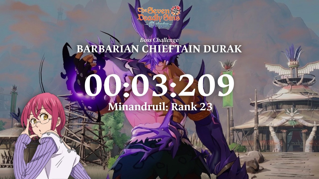 Seven Deadly Sins: Origin - Chieftain Durak \ Boss Challenge