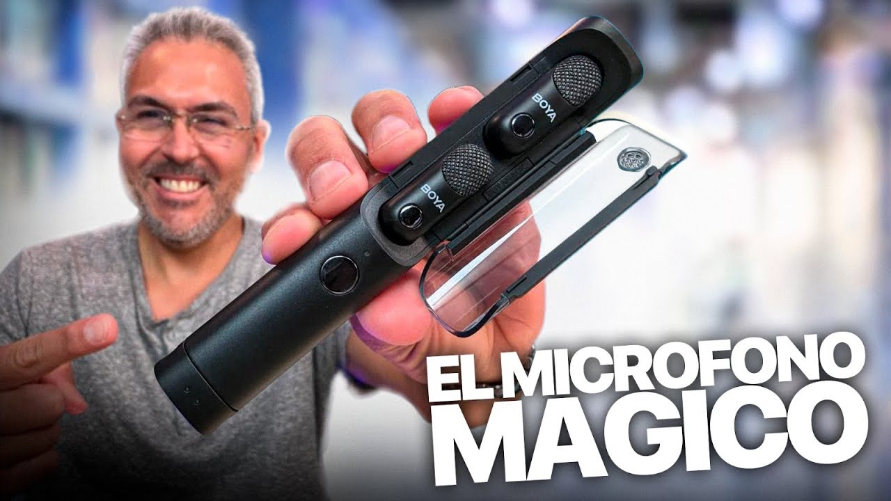 Boya Magic el micrófono que se transforma y trabaja de manera mágica