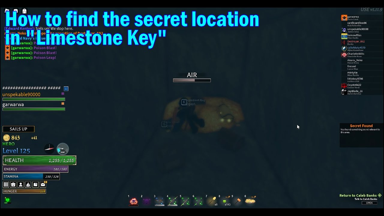 How to find the secret location in 