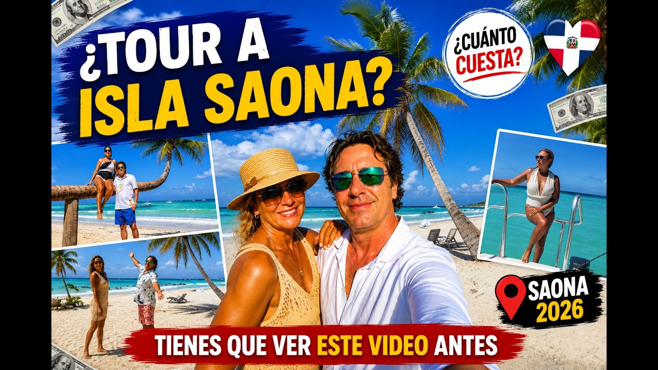 Como visitar ISLA SAONA 🌴 El tour más famoso y soñado de República Dominicana