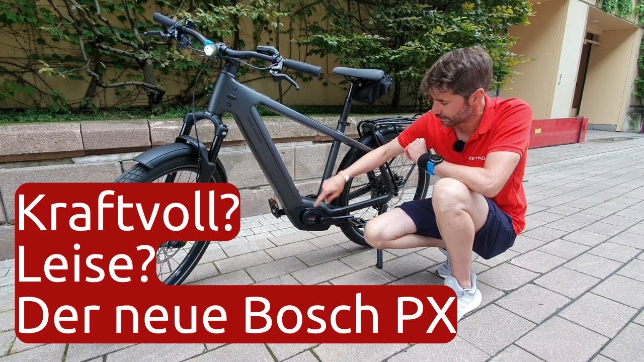 Bosch PX - erste Testfahrt des E-Bike-Motors in Riese&Müller Charger5 / Tretmühle Stuttgart