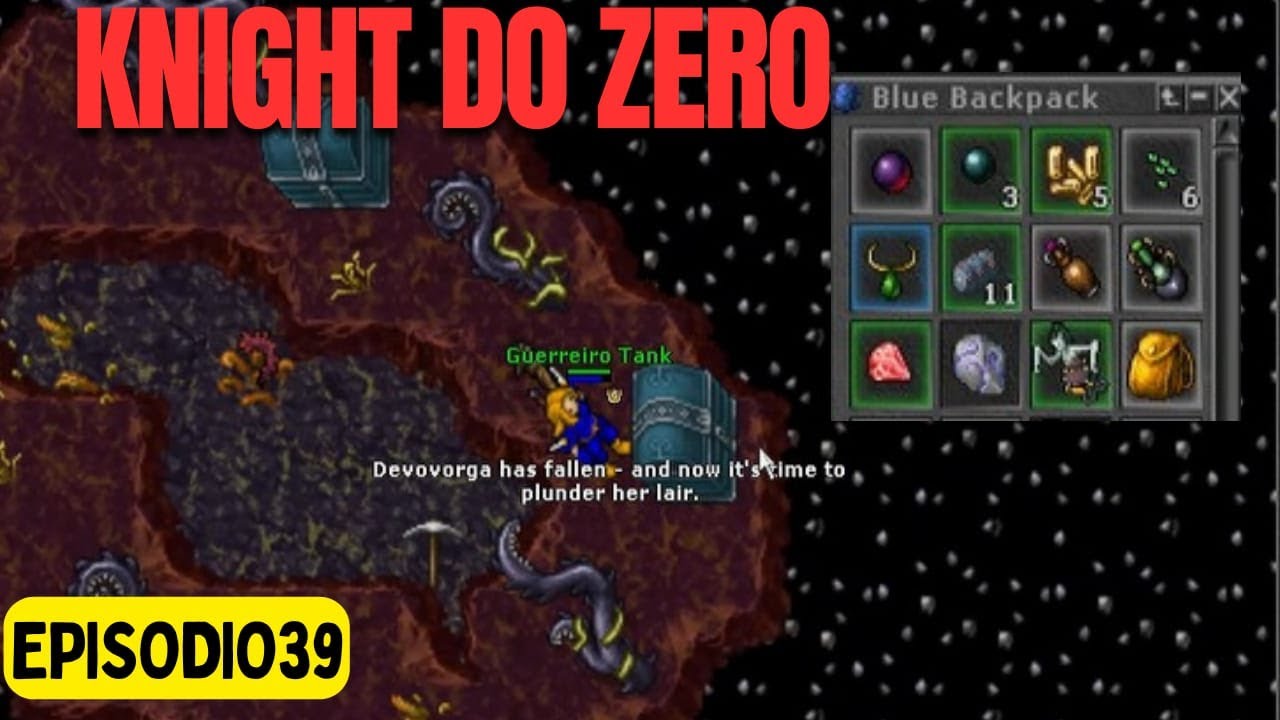 KNIGHT DO ZERO EP39 - HUNTING PRA ELITE KNIGHT SOLO - WEREHYAENA