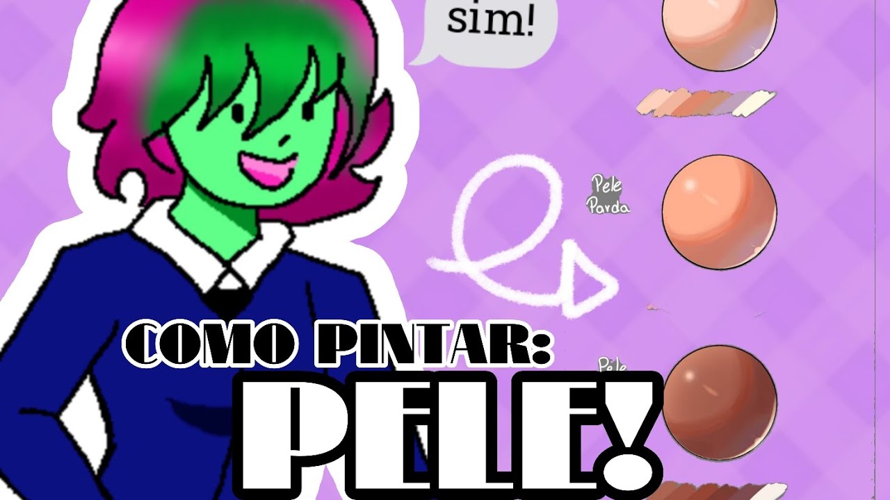 Como pintar PELE!! (no meu estilo!)