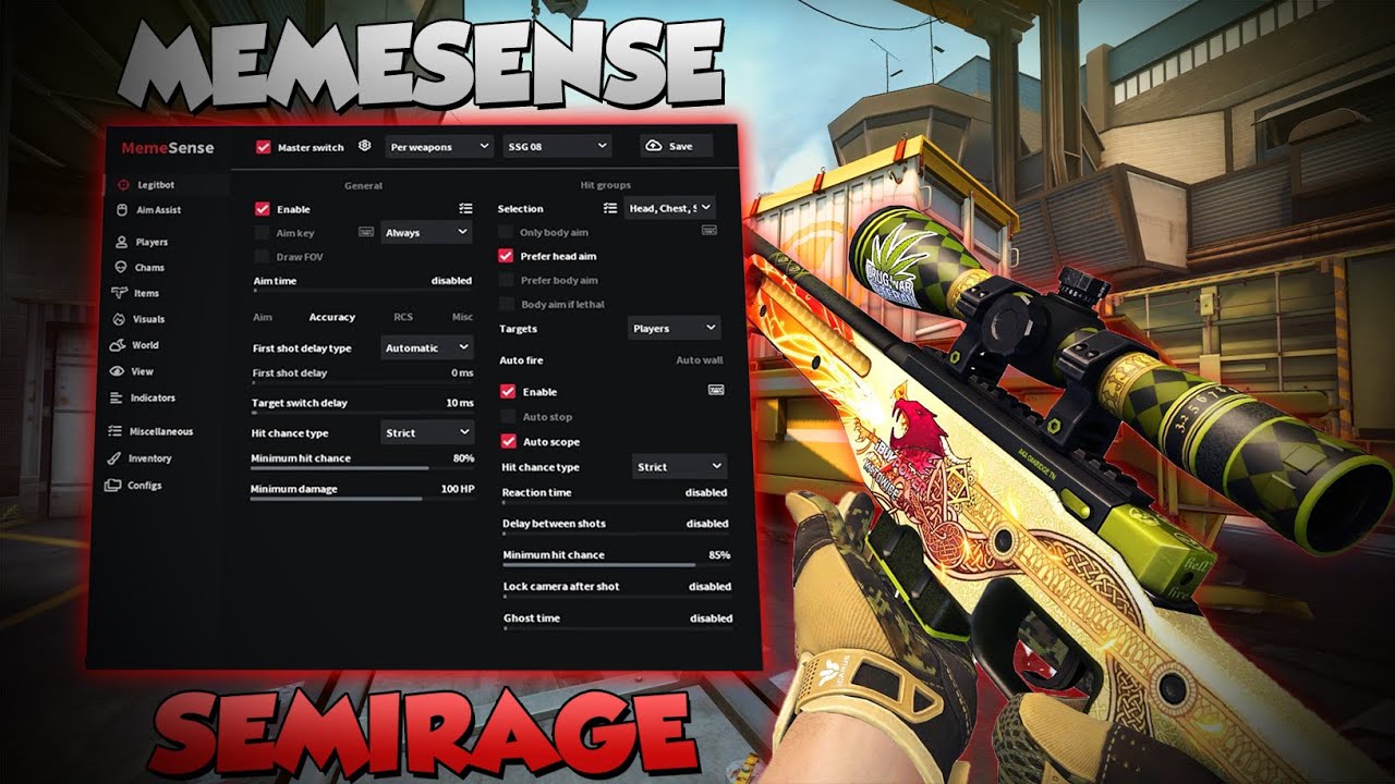 Is MEMESENSE the BEST SEMIRAGE Cheat for CS2 and Destroying HvH Players? (Highlights)