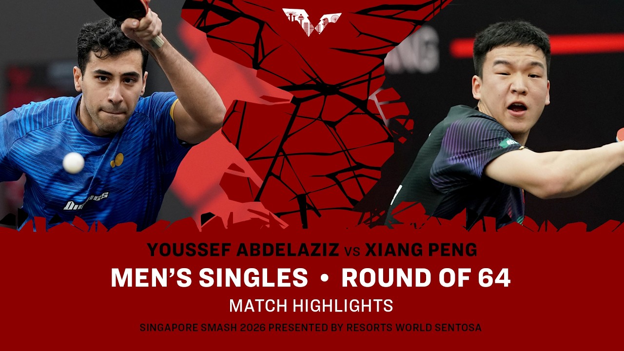 Youssef Abdelaziz vs Xiang Peng | MS R64 | #WTTSingapore2026