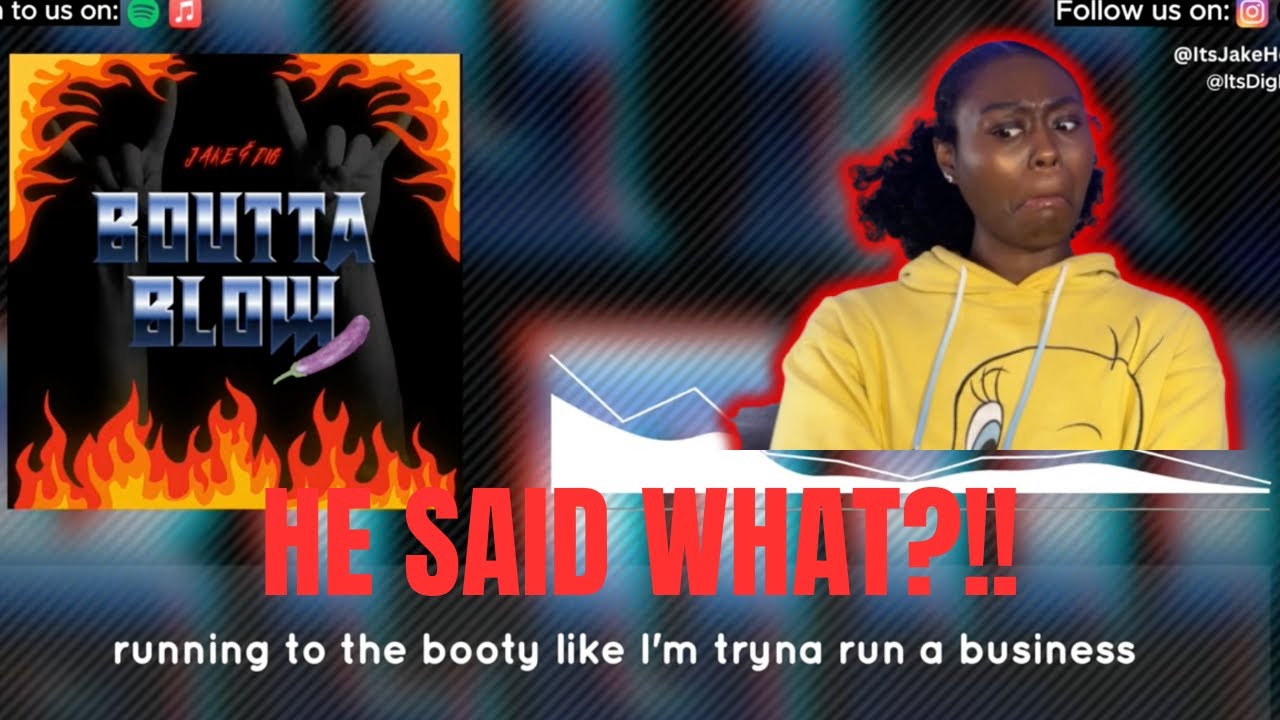 INSANE Jake Hole & DigBar - Boutta Blow Lyric Video | Reaction