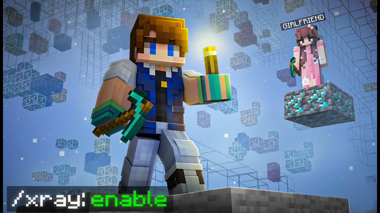 Secretly X-RAYING On My Girlfriend's Minecraft SMP..