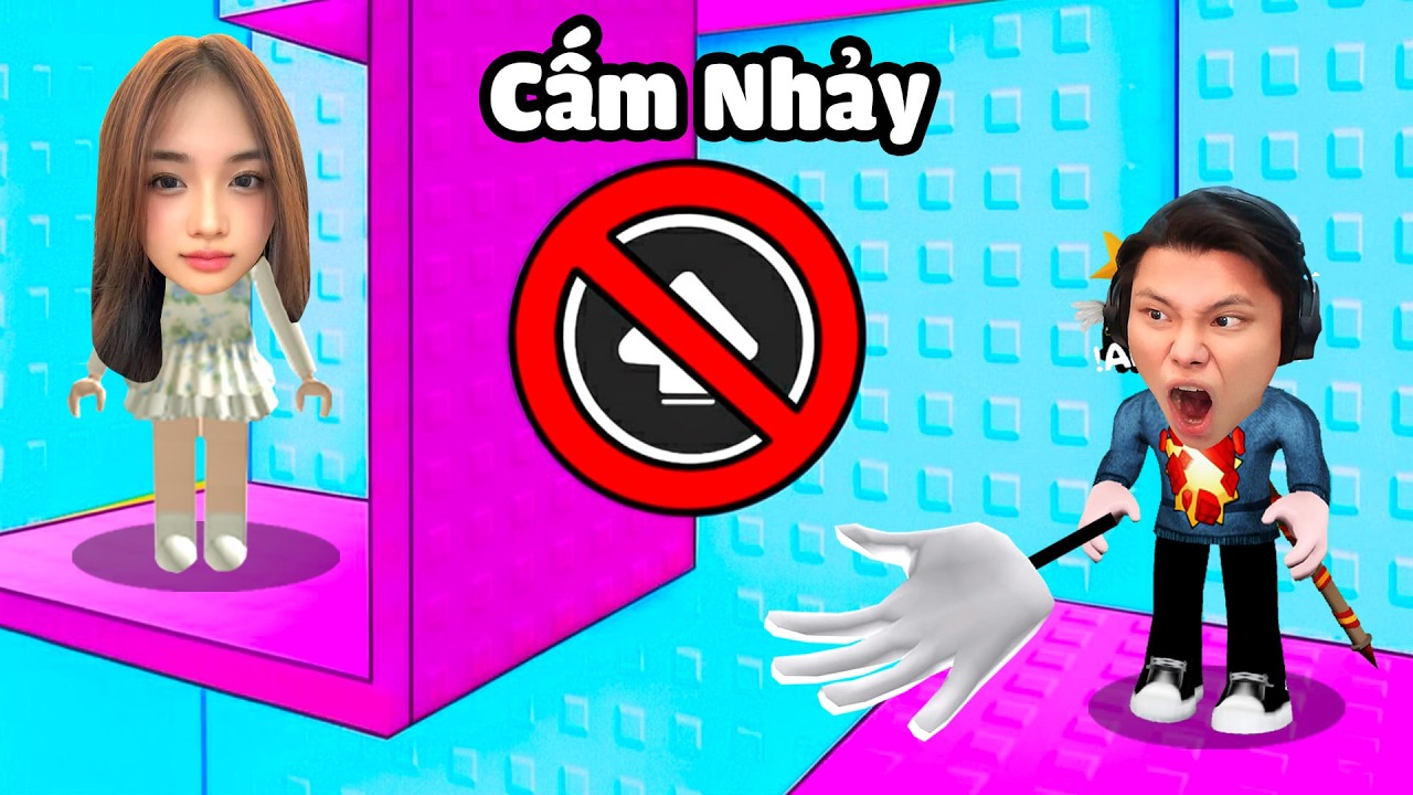Leo Tháp Nhưng Không Được Dùng Nút Nhảy siêu Troll Cùng Mochi & JayGray⛔️🖐Roblox Slap Tower Cấm Nhảy