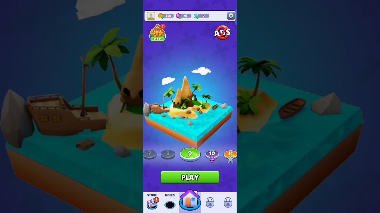 Hole.io Level 7- 10 Complete Gameplay 2026