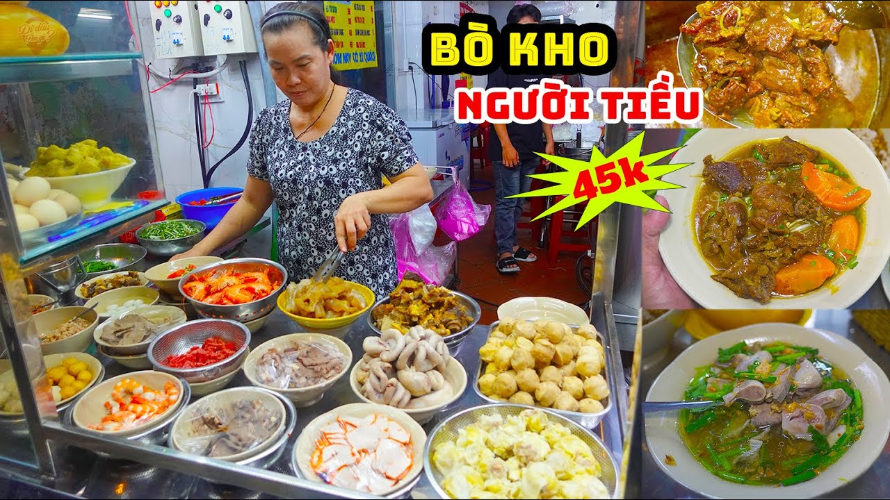 Ăn Bò Kho Người Tiều Siêu Ngon Vị Đặc Biệt Thêm Món Hủ Tiếu Dồi Trường Lạ Miệng giá từ 40k ở Sài Gòn