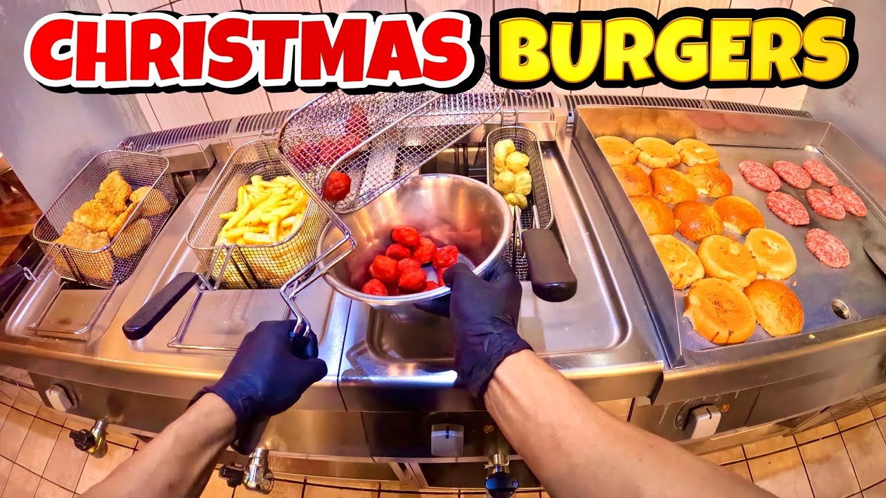 POV: I Cooked the Ultimate Christmas Burger… And It Hits Different 🎄🍔SOLO GRILL SESSION