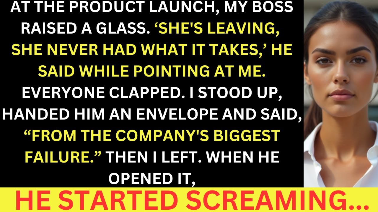 My Boss Humilated Me At The Product Launch, So I Had A Little Surprise For Him...