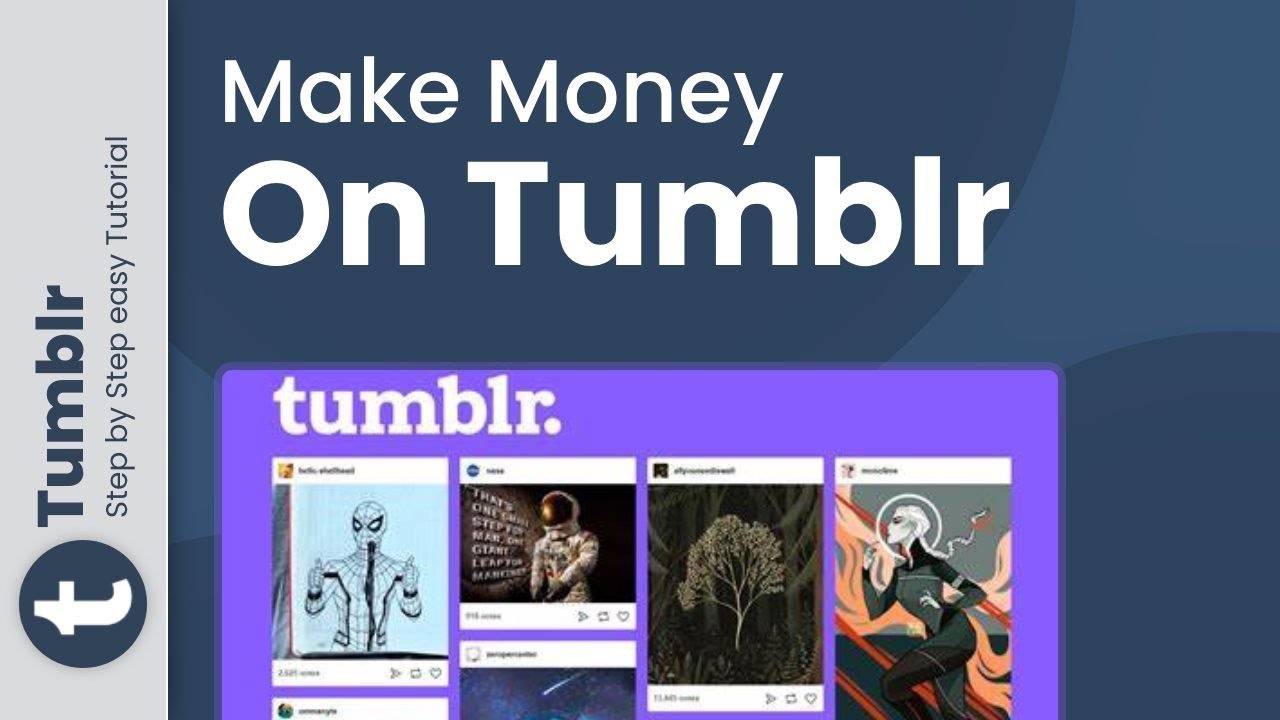 How to make money on Tumblr 2024 (Simple Steps)