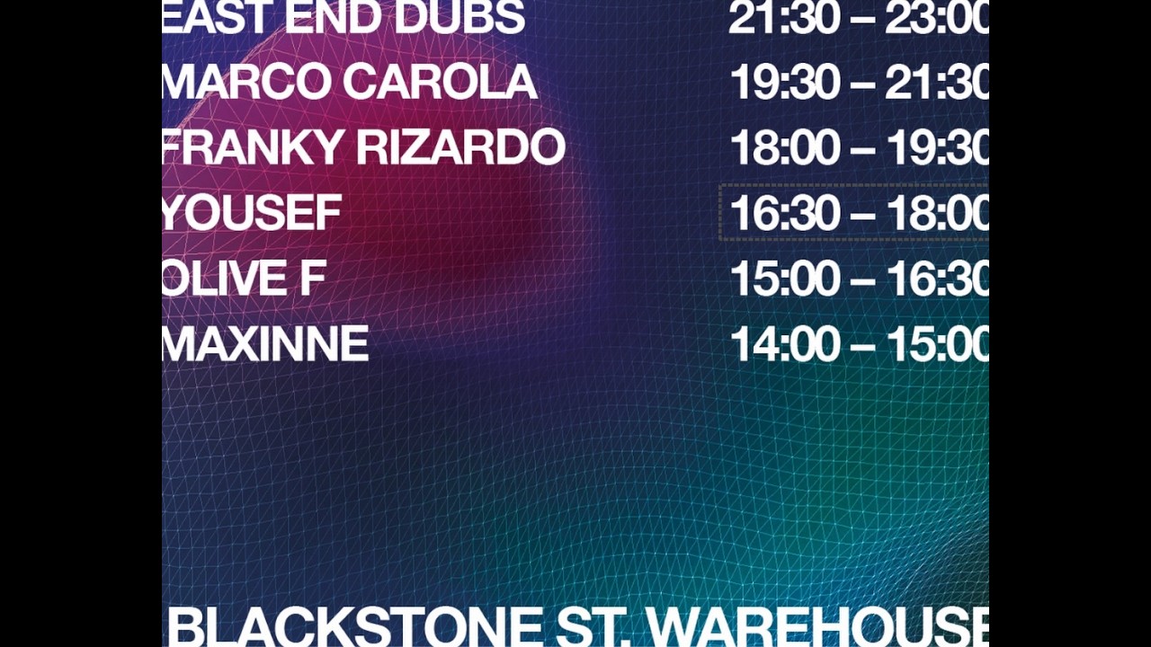 Yousef recorded live at CIRCUS at Blackstone Warehouse - Dec 28th 2025