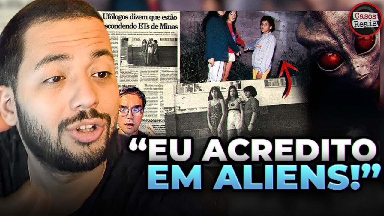 A HISTÓRIA REAL DAS MENINAS QUE VIRAM O ET DE VARGINHA! | REACT - CASOS REAIS