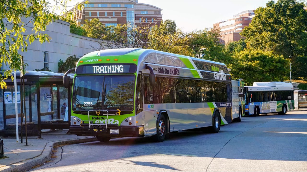 Montgomery County Transit Ride On extRa Exclsuive!!! 2017 Gillig Low Floor BRT Plus Diesels