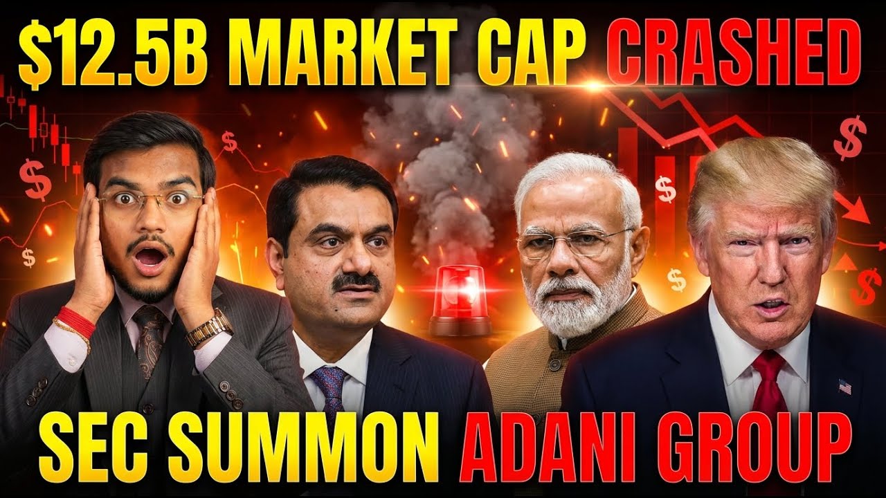 || Truth Behind Adani's $12.5 BILLION Stock Crash || Pradip Halder|| PHD CAPITAL ||