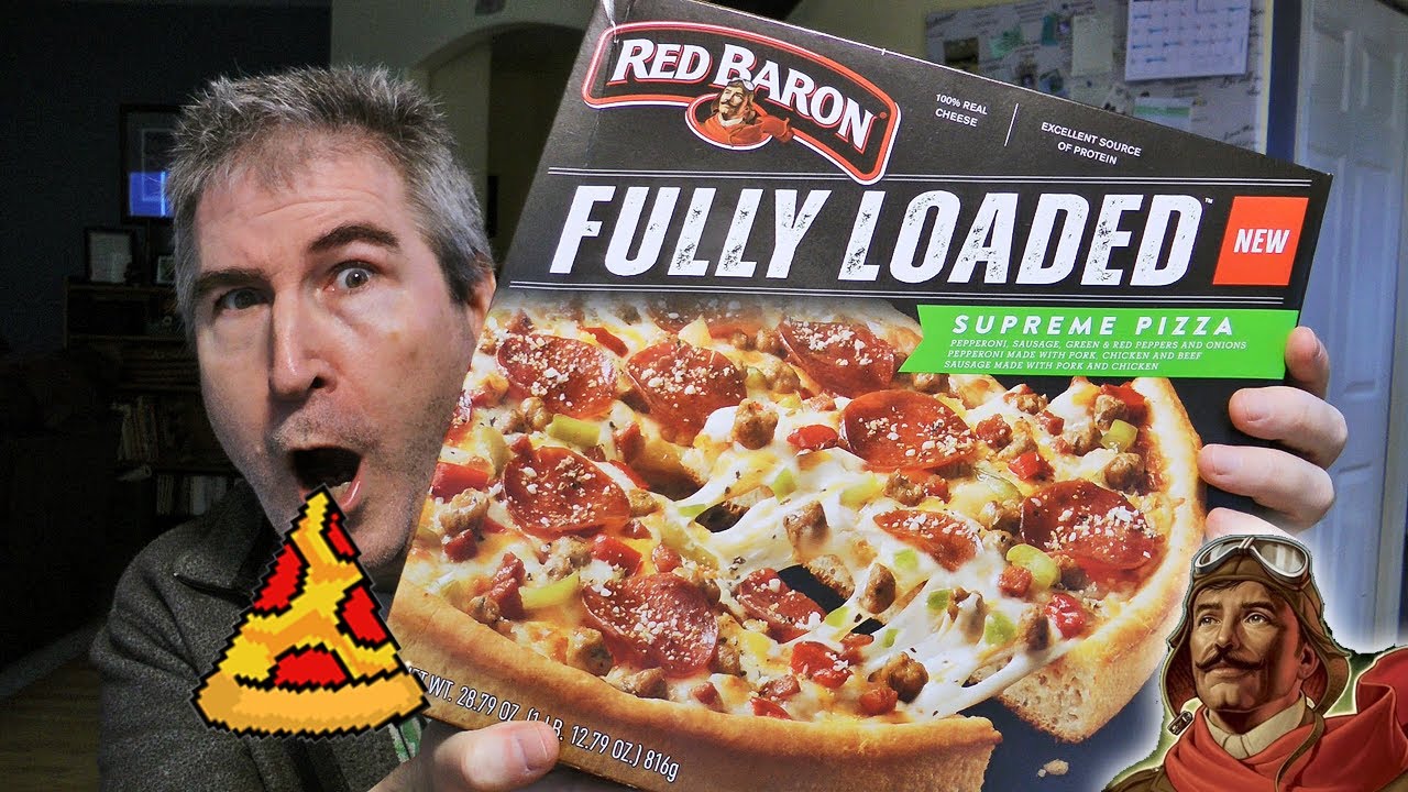 Red Baron NEW Fully Loaded Supreme Pizza REVIEW 🍕🙄