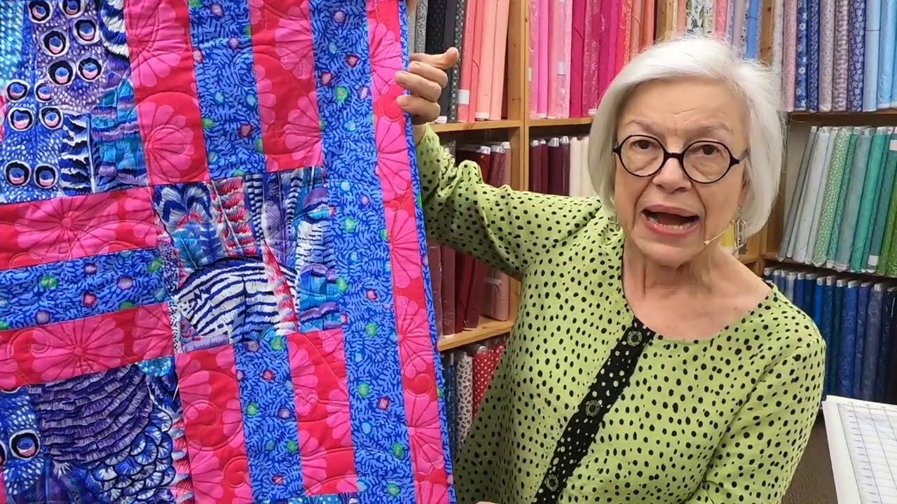 Get a sneak peak at some new Kaffe Fassett fabrics and quilt patterns.