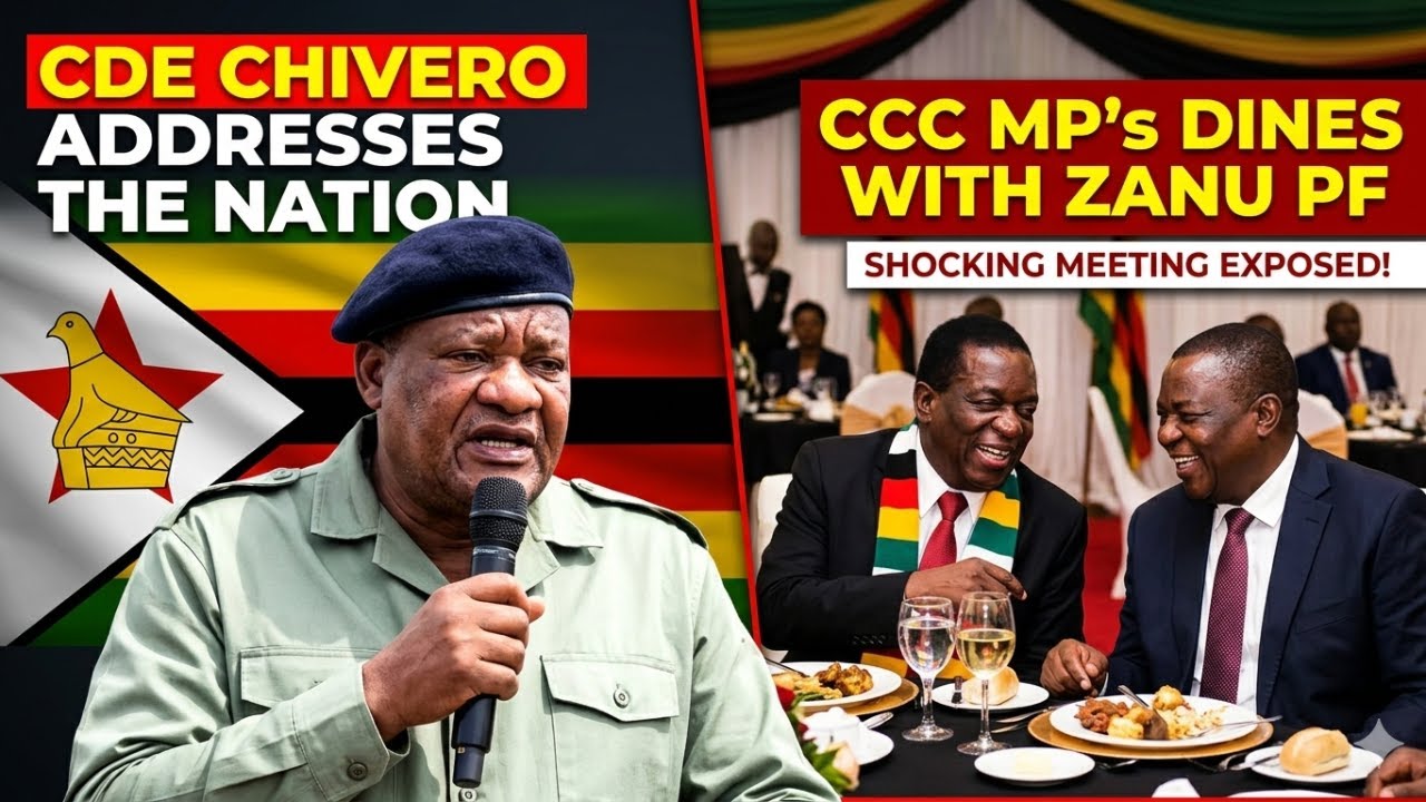 LIVE Tonight: Geza Commander Speaks as CCC MPs Caught Dining with ZANU-PF