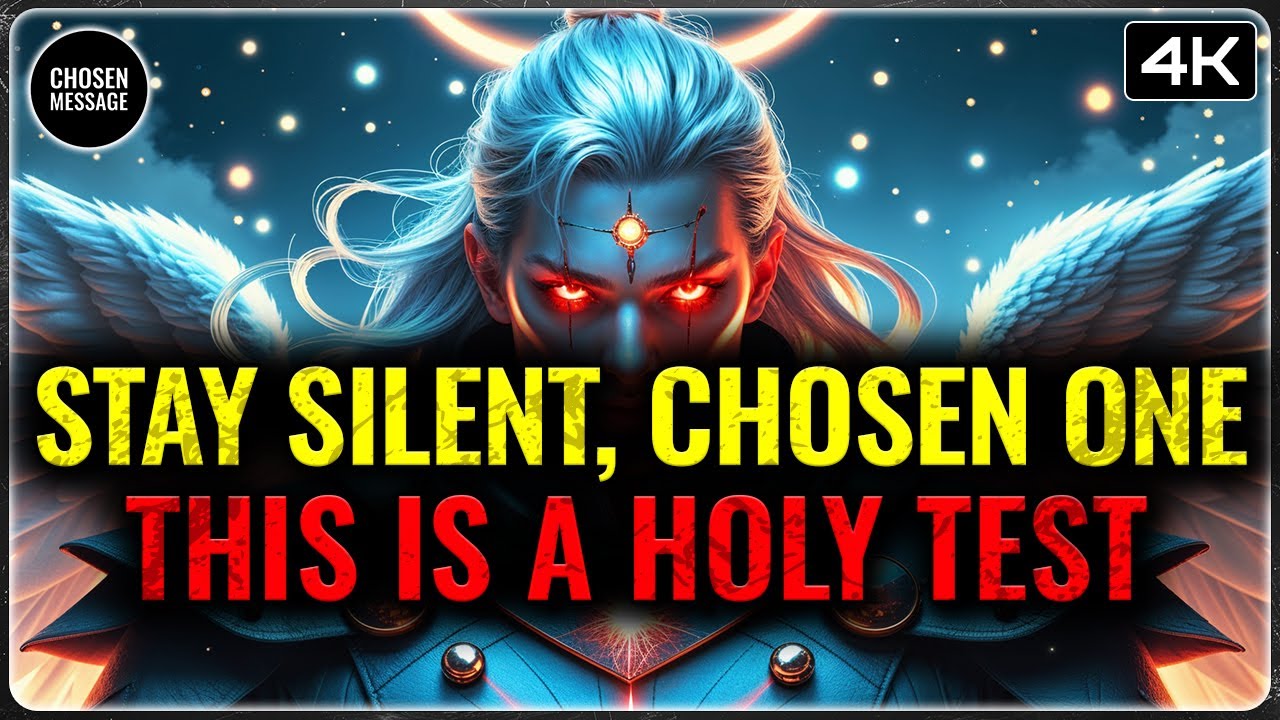 CHOSEN ONES: GOD WANTS YOU TO STAY SILENT DO NOT SPEAK A WORD
