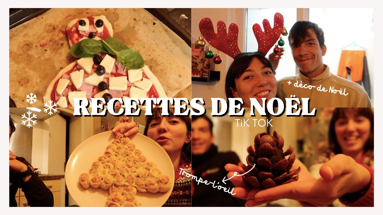 JE TESTE DES RECETTES TIKTOK POUR NOËL (et je vous montre ma déco)
