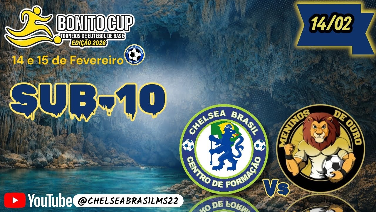 BONITO CUP I CHELSEA BRASIL MS VS MENINOS DE OURO I SUB-10