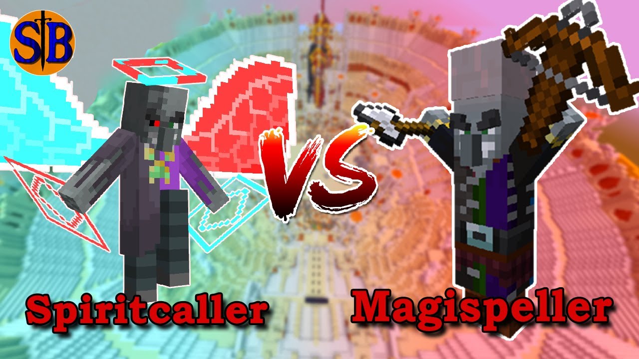 Spiritcaller vs Magispeller  | minecraft Mob Battle