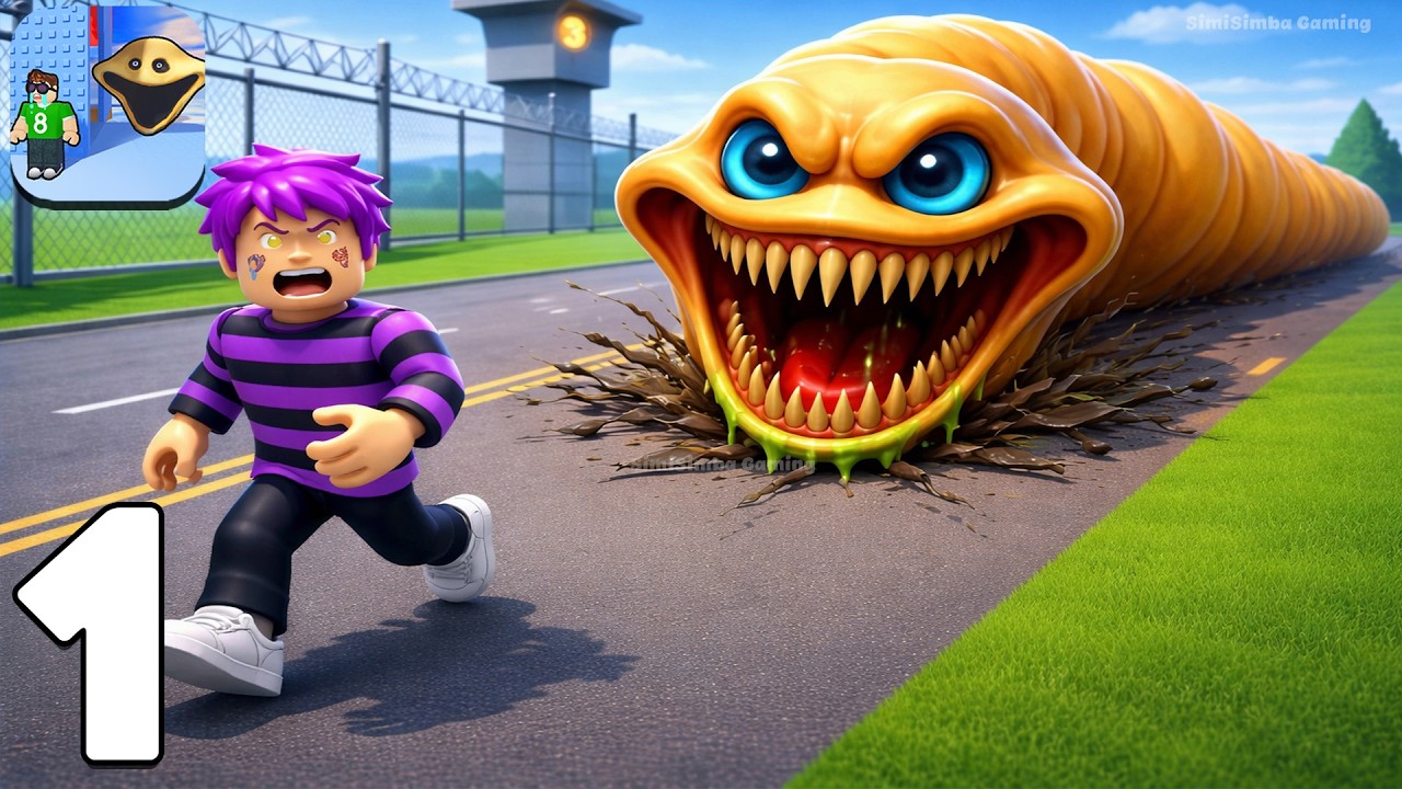 🐛Prison Escape Hungry Worm Gameplay Walkthrough Part 1 – Crazy Escape Adventure (Android,iOS)